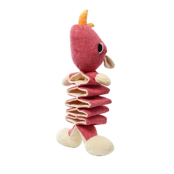

Portable Stretchable Animal Shape Bite Resistant Dog Toy Cat Cloth Fleece Interactive Funny Home Squeak Sound Pet Supplies