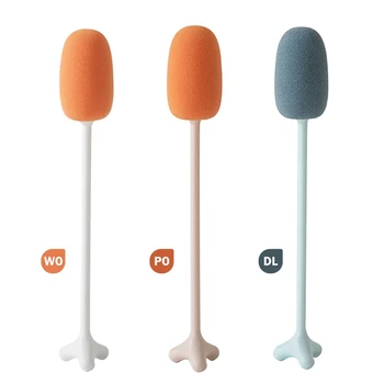 

Long Handle Cup Brush Water Cup Brush 360 Degree Tea Stain Cleaning Brush Sponge Bottle Brush Wipe Home Cleaning Tool