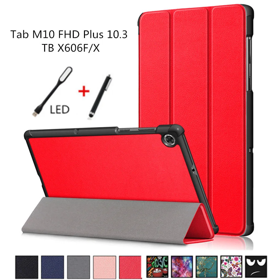 Чехол для Lenovo Tab M10 FHD Plus 10 3 ТБ X606F TB X606X &quot умный чехол ультратонкий магнитный