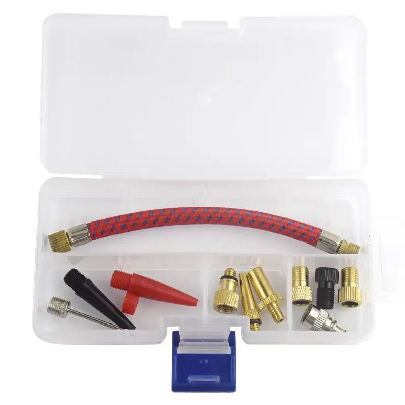

11 Pcs Bike Tyre Air Pump Inflator Replacement Extension Hose for Valve