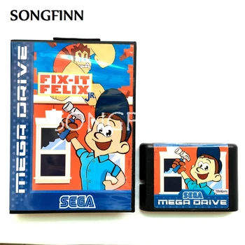 

16 bit MD Memory Card With Box for Sega Mega Drive for Genesis Megadrive - Fix It Felix Jr