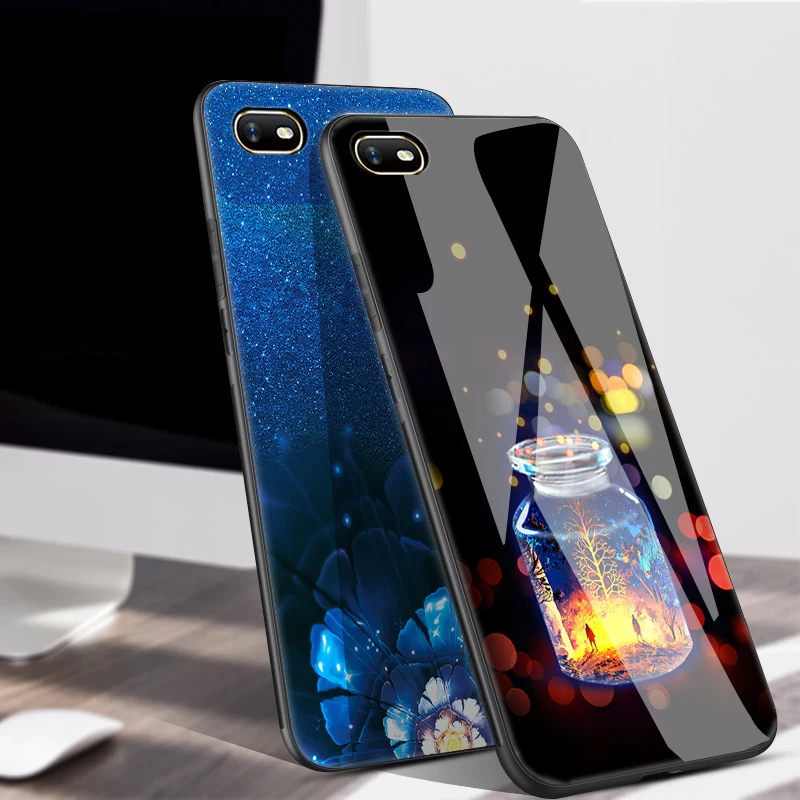 Luxury Tempered Glass Hard Back Cover for Samsung Galaxy - Premium Phone Case Shell