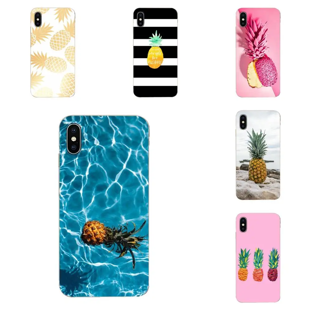 Мягкий чехол из ТПУ с рисунком ананаса для Xiao mi 3 4 4C 4i 5 5S 5X6 6X8 SE Pro Lite A1 Max x 2 Note |