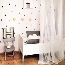 INS, детская комната, капли воды, Северный Европейский Стиль, настенные наклейки, обои, милые капли дождя, капли воды, Decorati