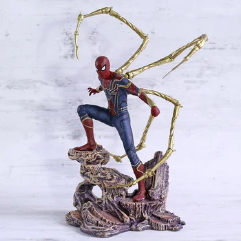 

Avengers Infinity War Iron Spider Statue PVC Figure Collectible Spiderman Model Toy
