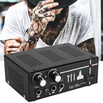 

Tattoo Supplies Professional Dual Digital LCD Display Tattoo Power Supply for Tattoo Machine Black Tattoo Clip Cord