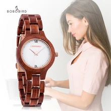 

BoBoBird Valentine's Day Present Wooden Woman watches Japan Quartz Movement Simple Sports Ladies Watch Custom Logo Dropshipping