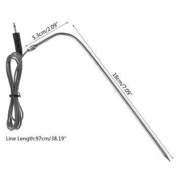 

Waterproof Thermometer Hybrid Probe Replacement for Digital Cooking Food Meat Thermometer