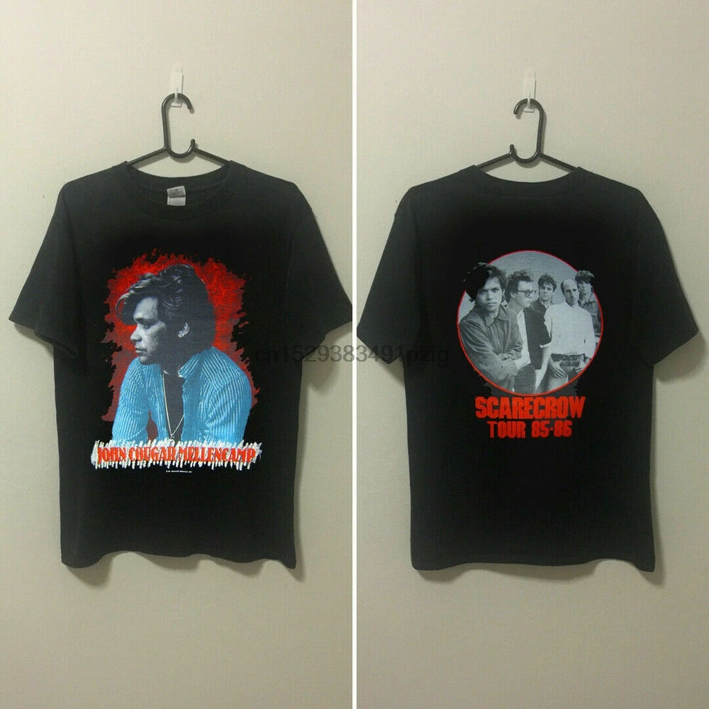 Rare Vtg Concert T Shirt John Cougar Mellancap 85 Reprint1 |