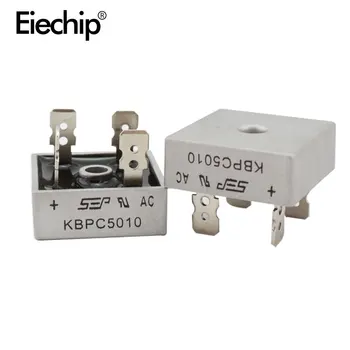 

2PCS KBPC5010 diode bridge rectifier diode 50A 1000V KBPC 5010 power rectifier diode electronica componentes