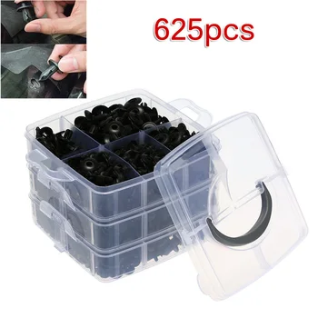 

Replacement Fastening Clip Accessories Set Universal Auto 625Pcs Plastic