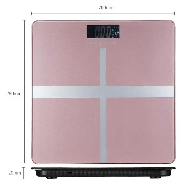 180 кг Высокая точность цифровой ЖК-дисплей температуры тела Вес весы