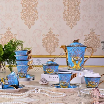 

Underwater World Coffee sets Bone china European tea sets Creative afternoon tea sets Teapot and cups set Home decorations