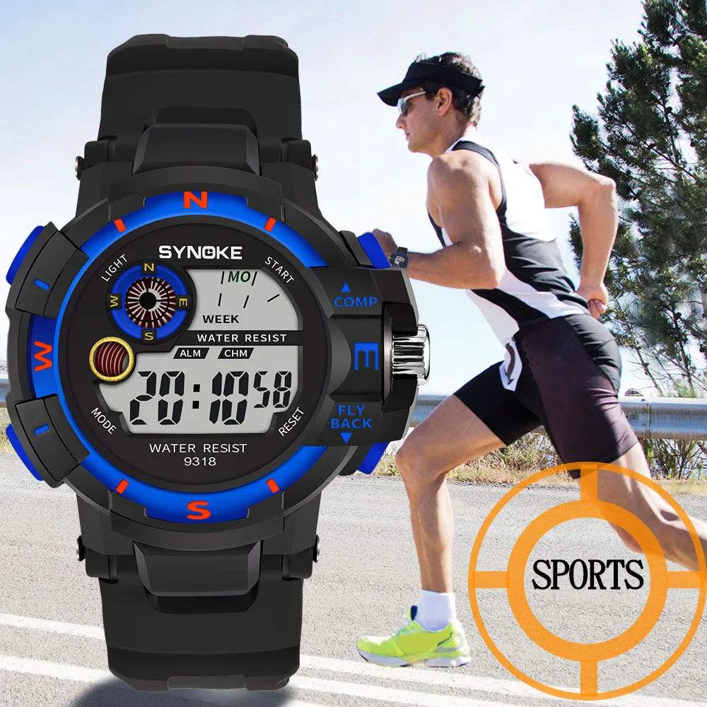 

2019New Men Sports Watches Waterproof/Digital LED Military Watch Luxury Brand for Men Fashion Casual Electronics Wrist Watches