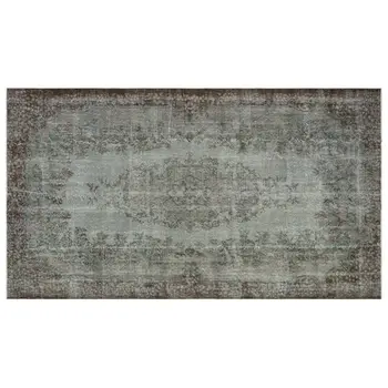 

Handmade Gray Vintage Overdyed Turkish Area Rug 171x304 Cm-5'7''X9'12''