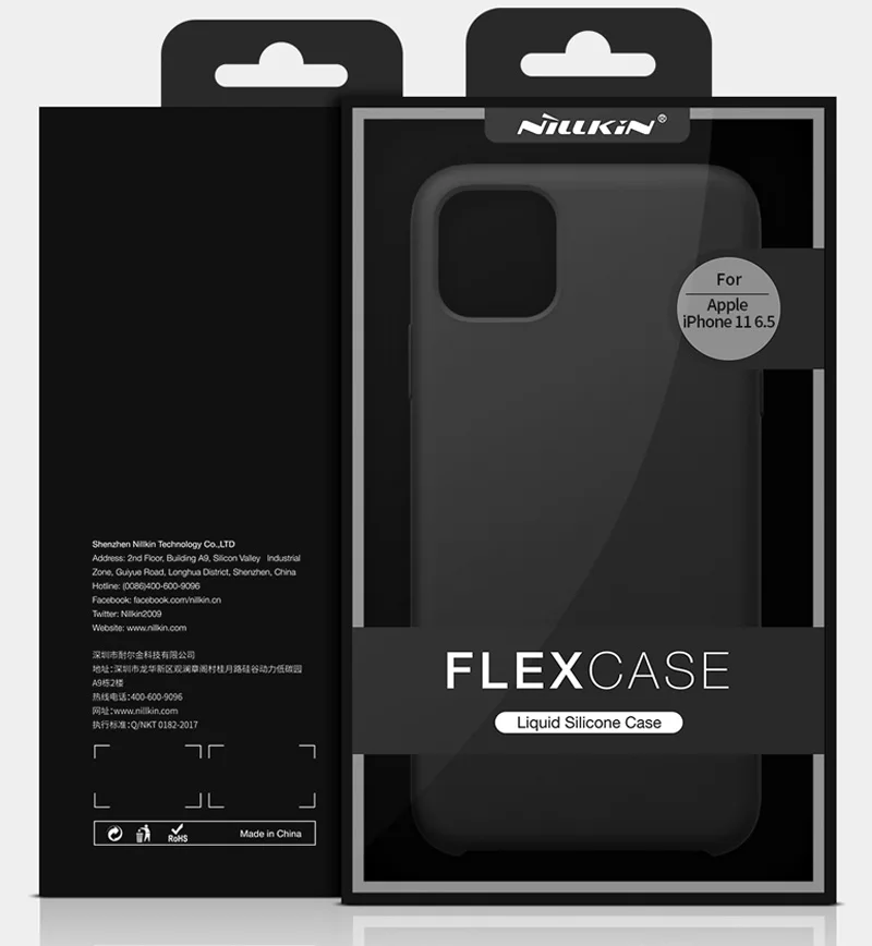 Nillkin жидкий силиконовый чехол для iPhone 11 Pro Max мягкий гелевый резиновый защитный