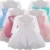 Новорожденный С Длинным Рукавом Baby Girl Dresses Party Wedding Girl Lace Big Bow Dresses Младенческая Девочка 1-й День Рождения Принцесса Крещение Платье