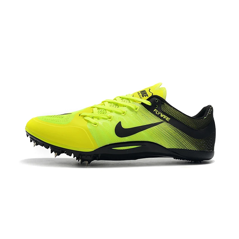 Nike трек Sprint Шипы туфли и поле ногтей обувь Sprint кроссовки Для мужчин обучение Обувь для футбола - Цвет: Зеленый