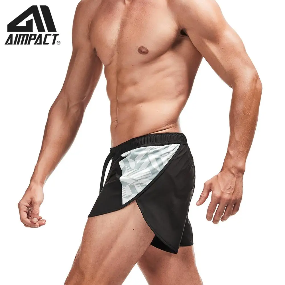 Men Running Marathon Workout Shorts Quick Dry Lightweight Fitness Linner Shorts Training Outdoor Gym Hybird Trunks Shorts