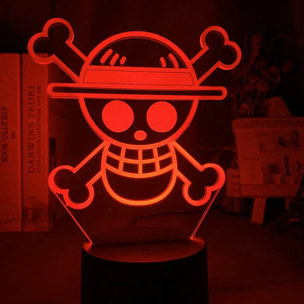 Child Night Light Anime One Piece Logo Led Touch Sensor Color Changing Nightlight For Kids Bedroom Decor Best Table 3d Lamp Gift Led Night Lights Aliexpress