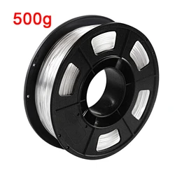 Marble - Effect PETG 3D Printing Filament - Stone - Like Finish, Multiple Weights Available (Transparent 500g)
