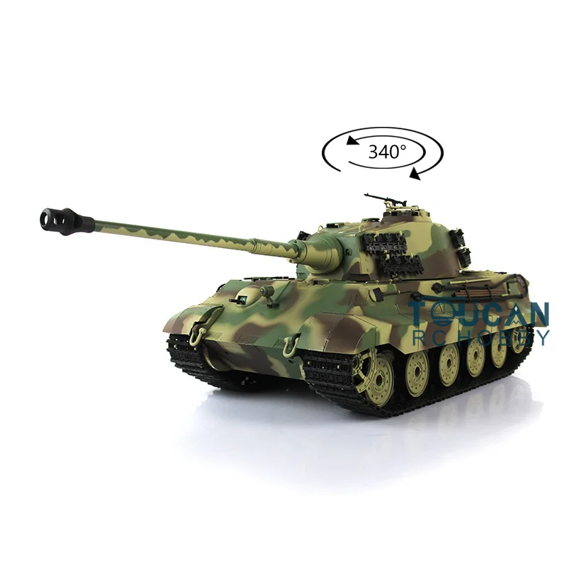 US $141.00 24g Henglong 116 Scale Tk 60s Plastic German King Tiger Rtr Rc Tank Model 3888a Th12729