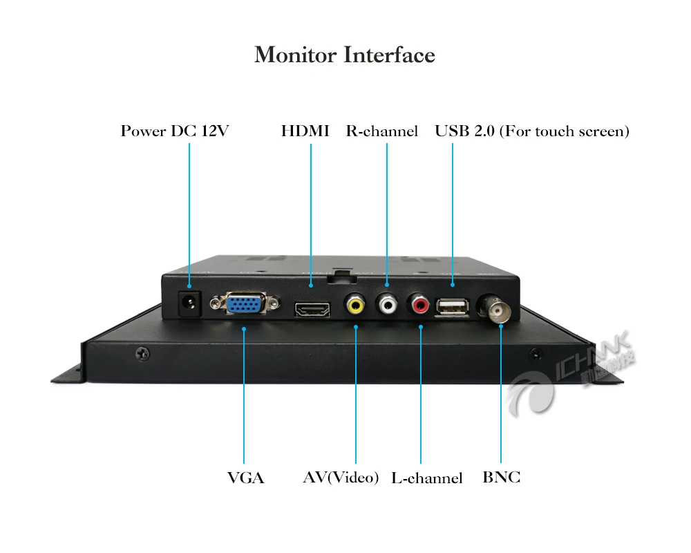 ZK080TC-26602/8 "дюймов 1024x768 4:3 HDMI, VGA, USB небольшой ПК Мини HD встроенный открытым рамки Сопротивление сенсорный ЖК дисплей экран дисплей Мониторы