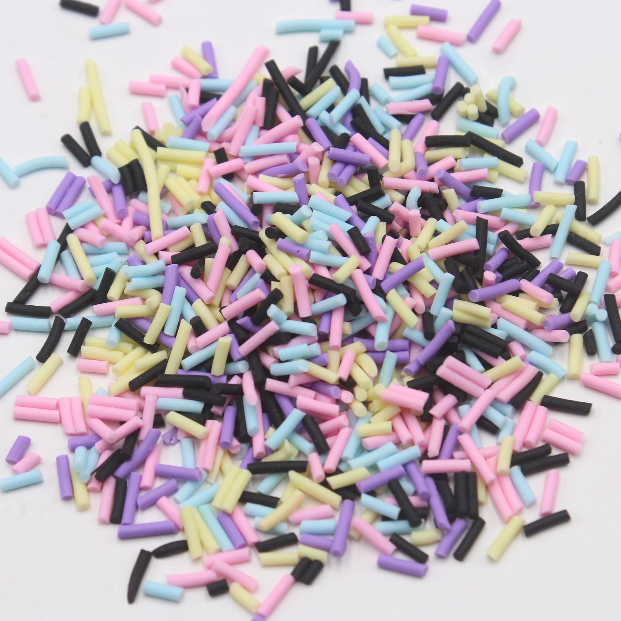 100g/Lot Polymer Clay Multiple Candy Sprinkles Soft Pottery for DIY