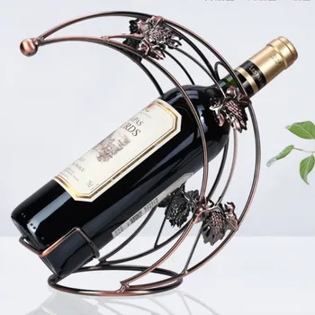

European-style creative wine cups Holders decoration modern bottle shelf cabinet ornament WF1019
