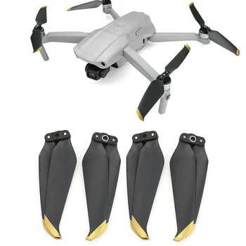 

1/2 Pair Propeller for DJI Mavic Air 2 Quick Release Low Noise Propellers For DJI Mavic Air 2 Foldable Propeller Black/Silver