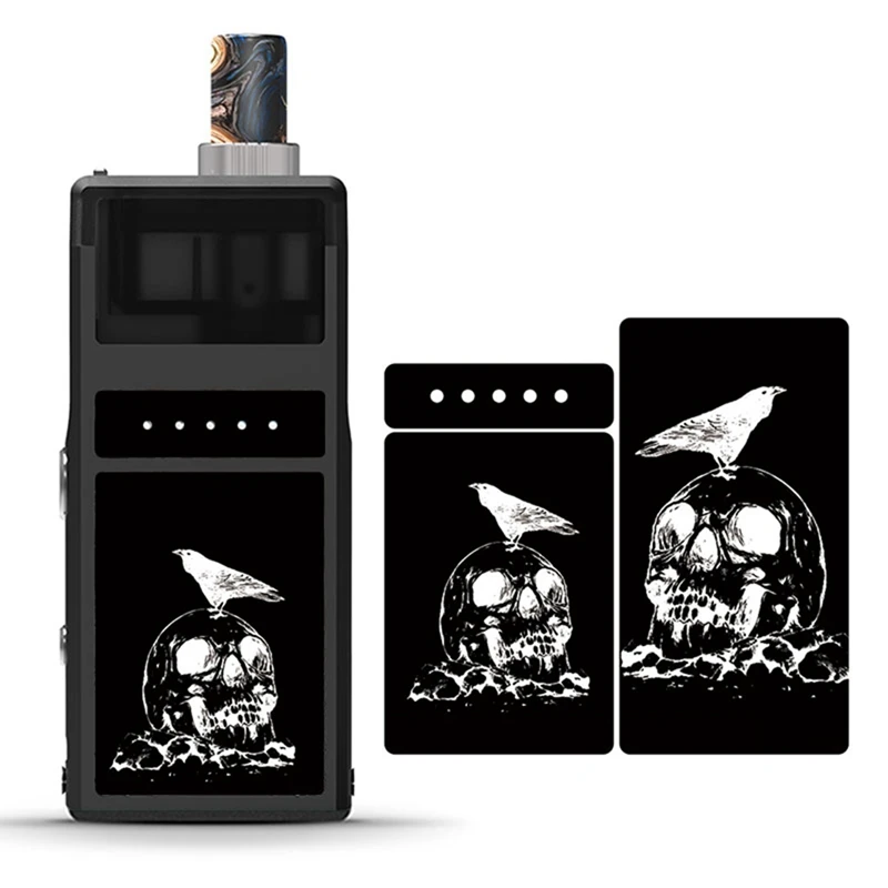 Черная серия, наклейка для Smoant Pasito, чехол, человеческий скелет, череп, растение, е-чехол для сигареты, защитная пленка, наклейка для Smoant