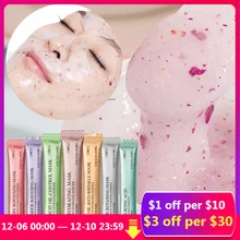 14PCS Jelly Mask Collagen Rose Hyaluronic Acid Soft Mask Powder Face Mask Anti Aging Wrinkle Peel Off Rubber Facial Mask