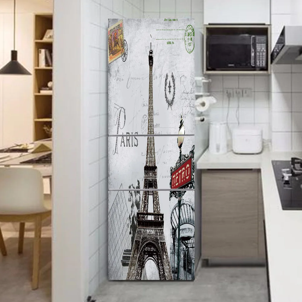 冷蔵庫用ドアステッカー 家の装飾 キッチンアクセサリー カスタマイズ可能なビニールウォールステッカー Zbkw8all6s 外装 ボディパーツ Raom Org Ar