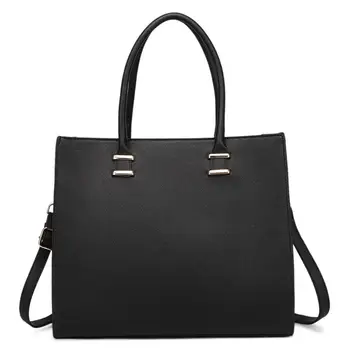 

Miss Lulu Leather Look Classic Square Shoulder Bag women fashion Pure color high quality bag PU Stylish and versatile hand bag
