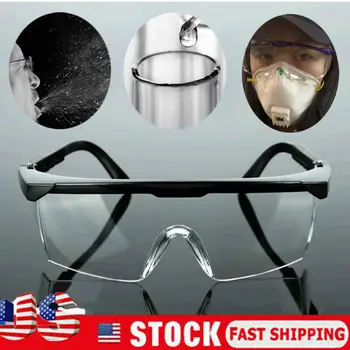 

Anti Dust Safety Goggles Glasses Eye Protection Work Lab Dust-proof Clear Lens
