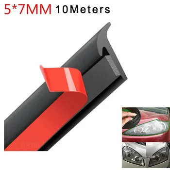 

EPDM Rubber Decoration Trim Double-Sided Weatherproof Trim 5MM*7MM 10M