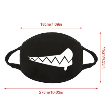 

5Pcs Masks Reusable Mouth Face Mask Facial Expression Protective Cover For Halloween Christmas