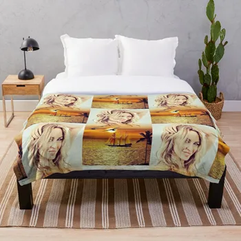 

Kylie Minogue Throw Blanket Soft Sherpa Blanket Bed Sheet Single Knee Blanket Office Nap Blanket