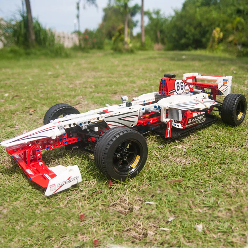 1219pcs F1 FORMULA Racing Super Car Compatible Technic 2 Models Building Blocks Brick Toys For Children 42000