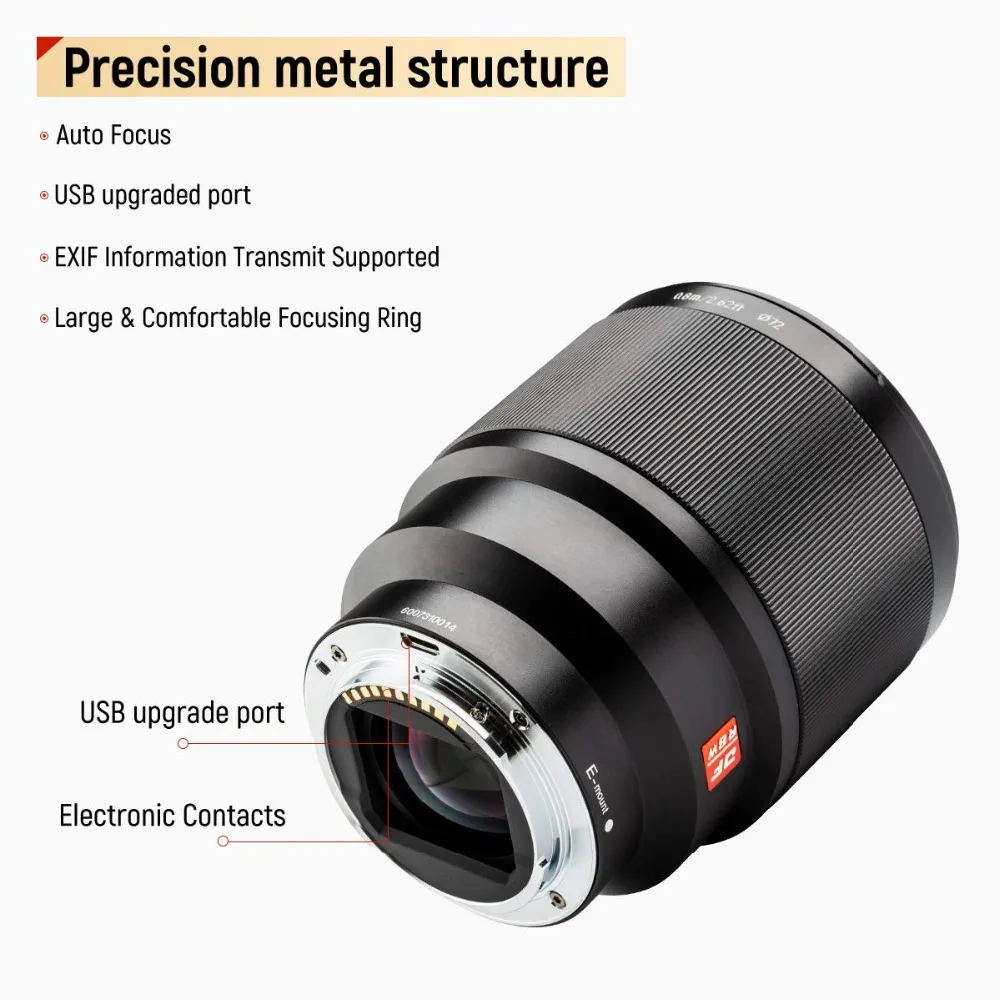 VILTROX PFU RBMH 85 мм F1.8 STM Автофокус телеобъектив полный рамки объектив камеры для sony E Mount