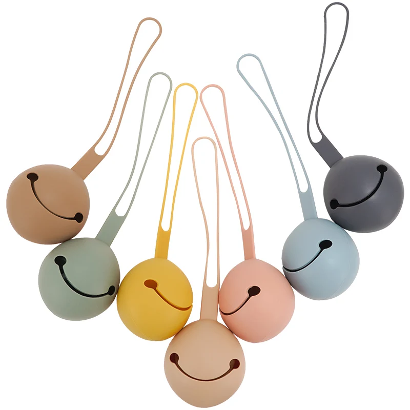 100%Food Safe Approve Silicone Nipple For Newborns Personalized Kids Pacifier Holder Portable Nipple Case Baby Accessories 2