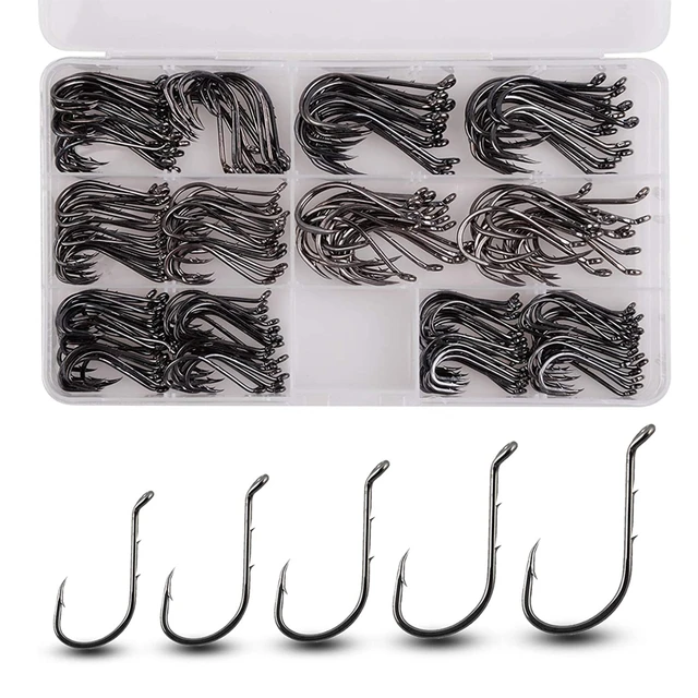 Jumping fish Sharp Octopus Baitholder Hooks Fishing Jig Hooks High Carbon  Steel Circle Hooks Strong Sharp Barb Size: 1/0#-6/0# (100pcs 4/0) :  : Home & Kitchen