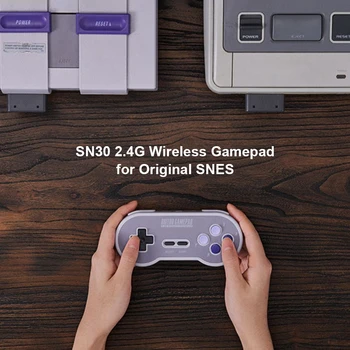 

Wireless Joystick Controller 8BitDo SN30 Set Game Entertainment Accessories for Super Nintend Entertainment System
