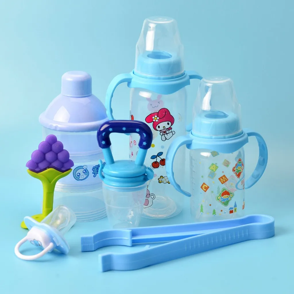 

Infant Feeding Suit 7 Pieces BABY'S Feeding Bottle Teether Pacifier Grinding Machine PP Feeding Bottle Feeding Pacifier