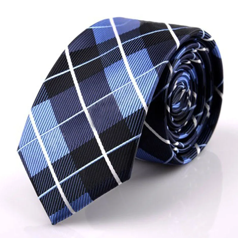 Mens Polyester Skinny Tie 6cm Slim Fashion Neck Tie Green Red Flower Striped Leisure Necktie Business Wedding Neckwear Gift Ties