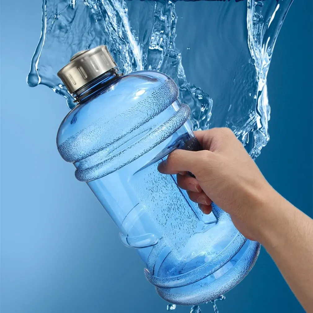2.2L большая бутылка для воды большая емкость чайник для спорта на открытом воздухе тренажерный зал фитнес бутылка для воды для тренировок Кемпинг бег