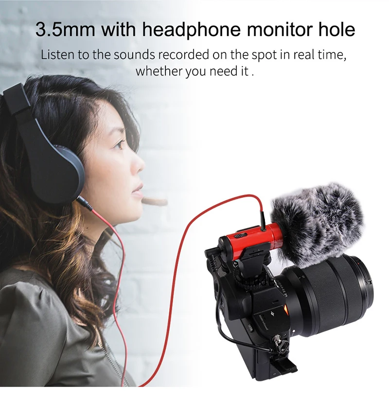 Микрофон для видеозаписи MAMEN карманный видеомикрофон DSLR камеры смартфона Osmo Youtube