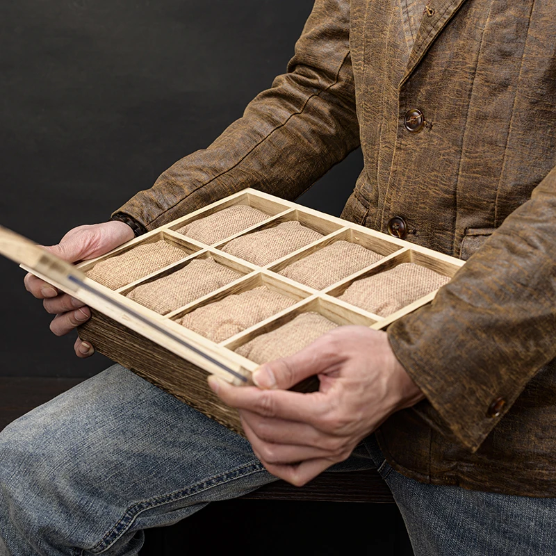 Бокс органайзер из искусственной кожи для наручных часов и украшений|Коробочки