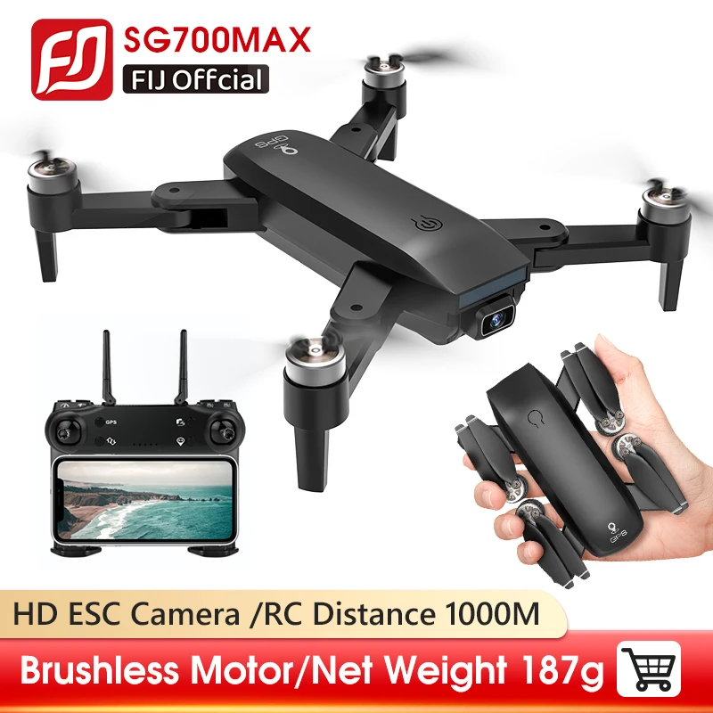 SG700 MAX GPS Drone Brushless Motor HD EIS Dual Camera 5G Wifi Dron SG700Pro RC Professional Drones Foldable Mini Quadcopter | Электроника