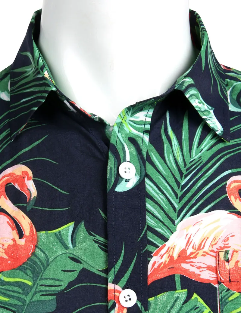 MYMSTORM Mens Flower Short Casual Aloha Beach Tropical Button Down Short Sleeve Hawaiian Shirt MYMSTORM Mens Flower Short Casual Aloha Beach Tropical Button Down Short Sleeve Hawaiian Shirt